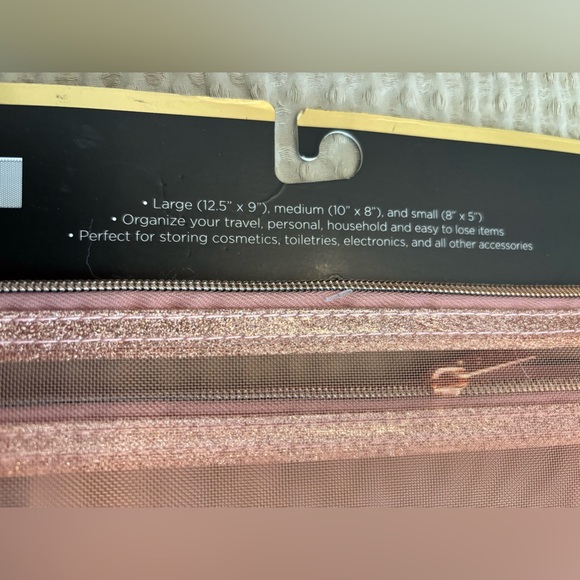 3 piece travel pouch set by Bebe. NWT - Picture 2 of 5